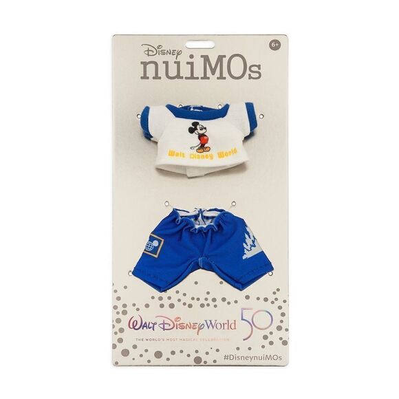Disney NuiMOs 50th Anniversary Blue and White 2 Piece Outfit NWT - Picture 3 of 4